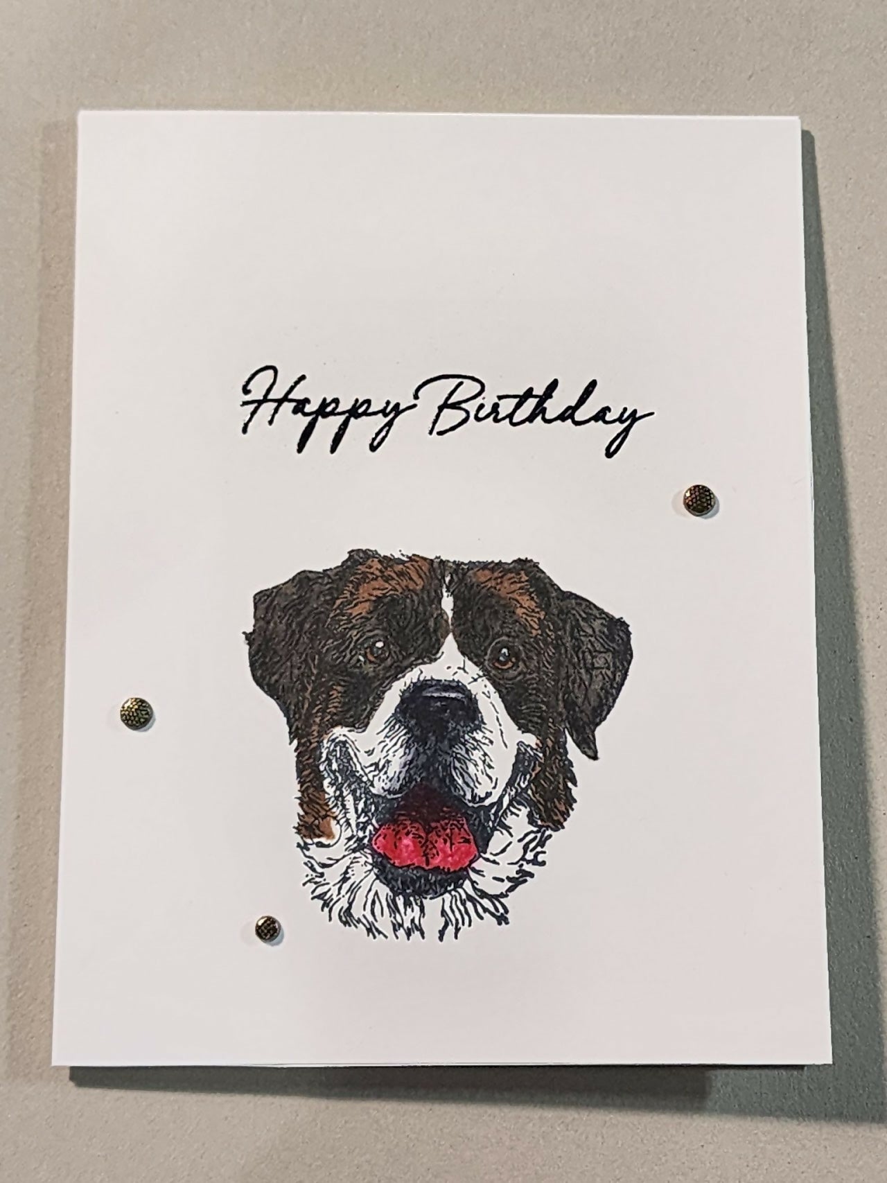 Birthday Dog 1 Card - Pure Wash Canadian Made - Winnipeg