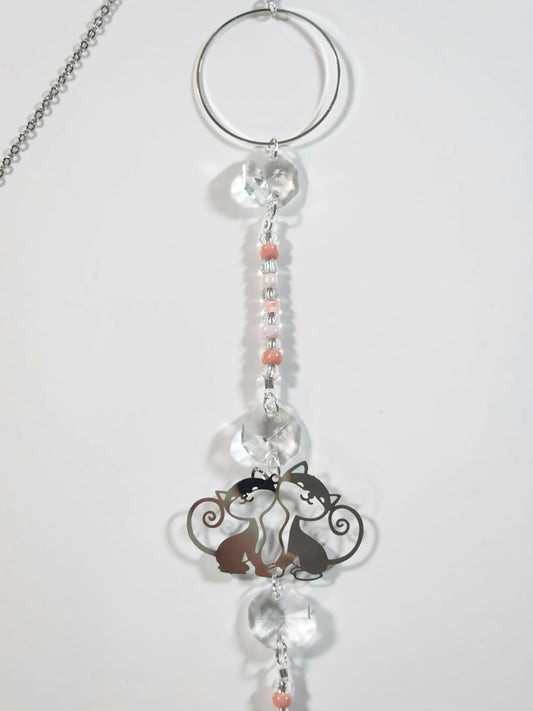 Cats 2 Long Suncatcher - Pure Wash Canadian Made - Winnipeg