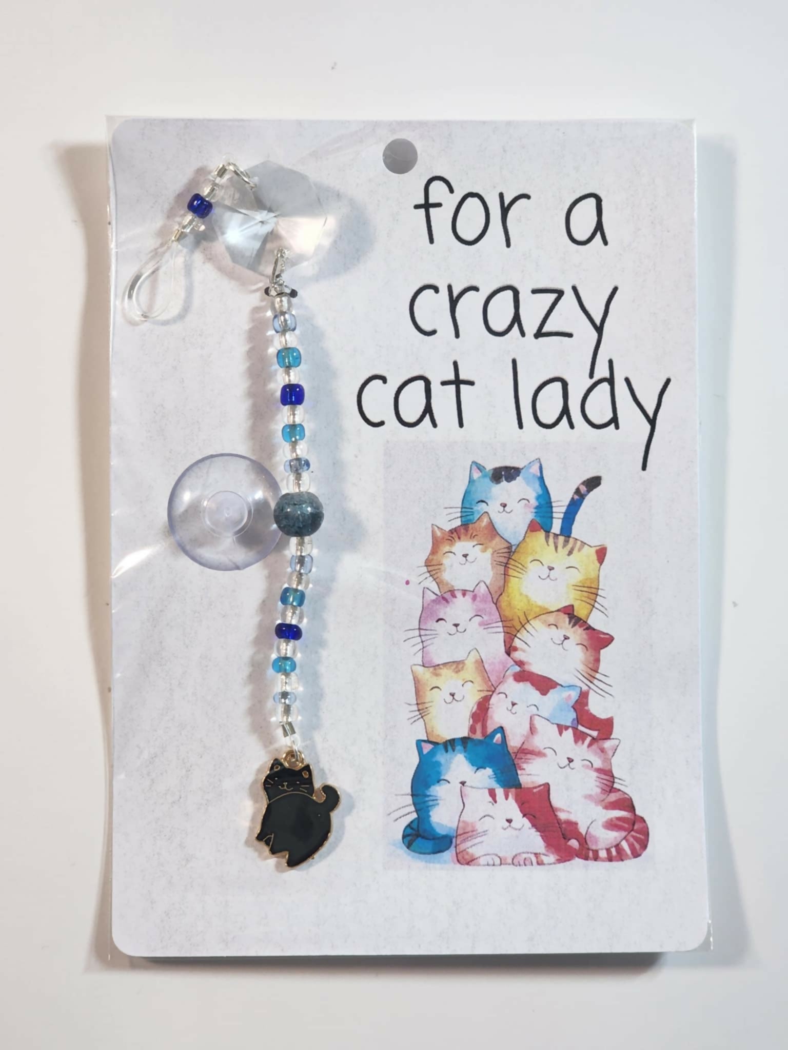 Small Cat Suncatcher 14 - Pure Wash Canadian Made - Winnipeg