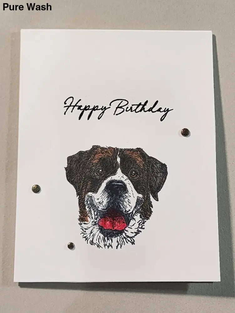Birthday Dog 1 Card - Pure Wash Canadian Made - Winnipeg