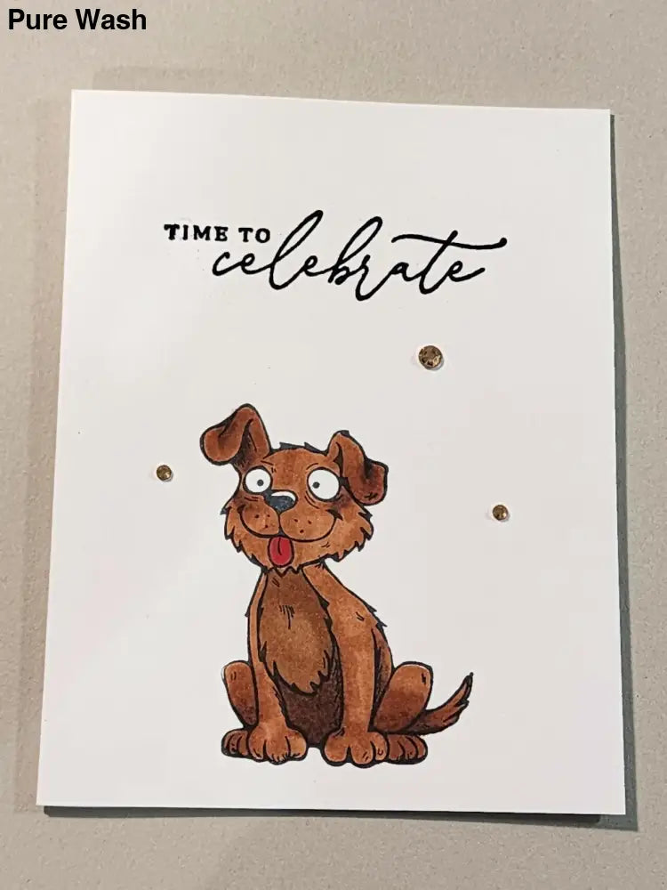 Birthday Dog 2 Card - Pure Wash Canadian Made - Winnipeg