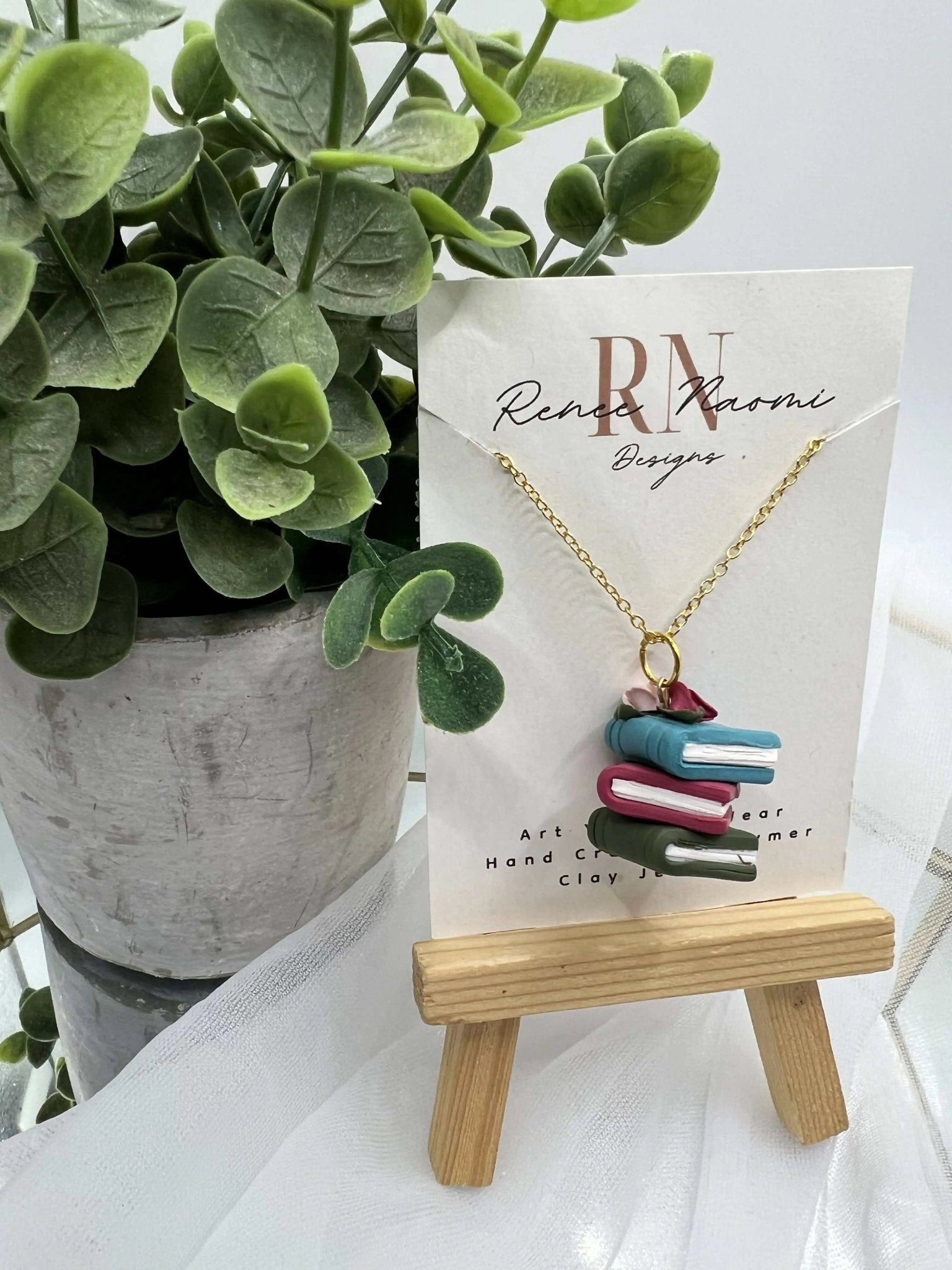 Book pendant - Pure Wash