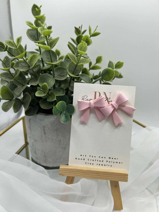 Bow earrings - Pure Wash