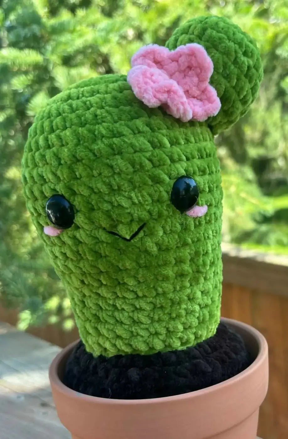 Cactus - pure wash default title green crocheted cactus plush toy winnipeg canada
