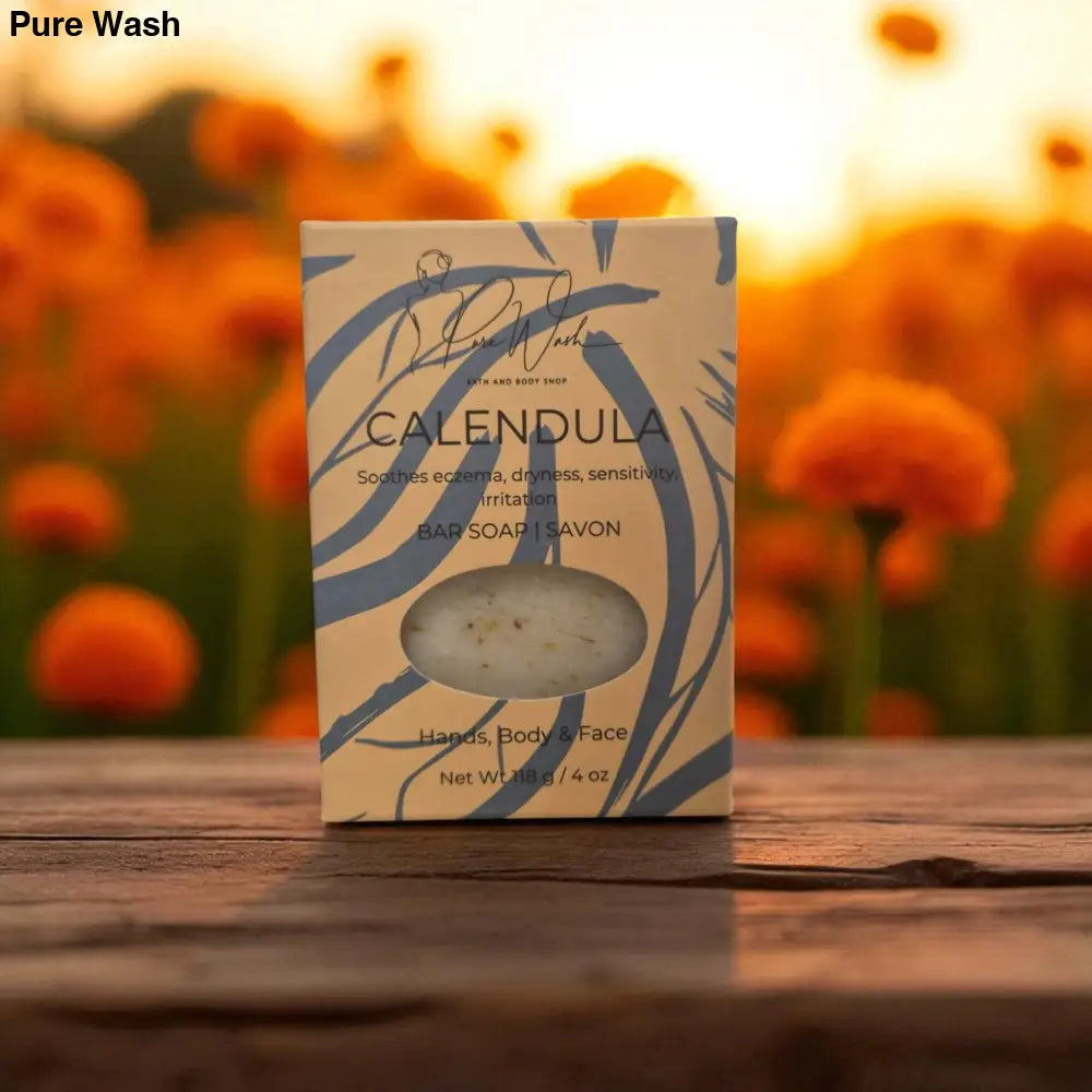 Calendula Soap Bar - Pure Wash Canadian Made - Winnipeg