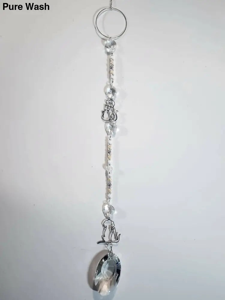 Cat & Dog Long Suncatcher - Pure Wash Canadian Made - Winnipeg