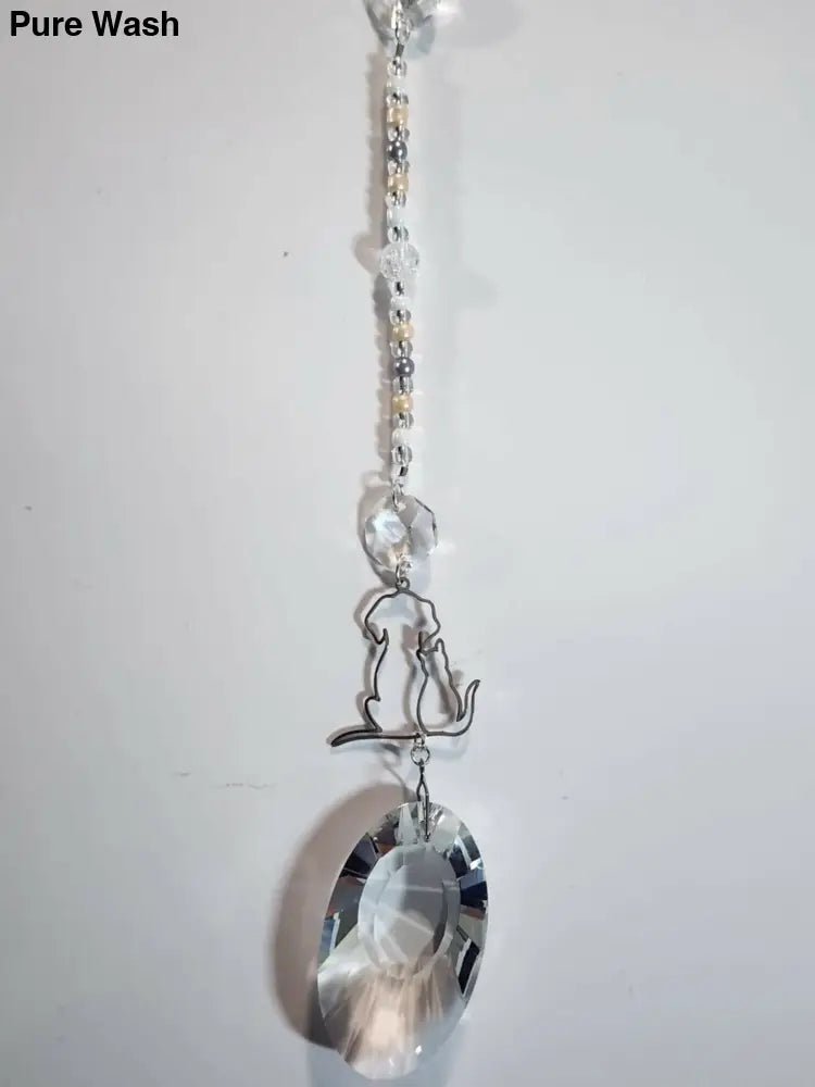 Cat & Dog Long Suncatcher - Pure Wash Canadian Made - Winnipeg