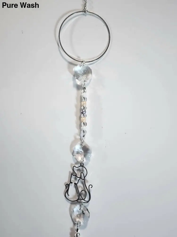 Cat & Dog Long Suncatcher - Pure Wash Canadian Made - Winnipeg