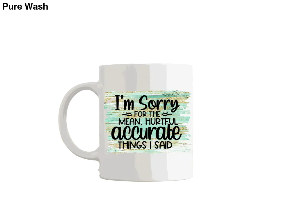 Ceramic Mugs 11 oz - Pure Wash