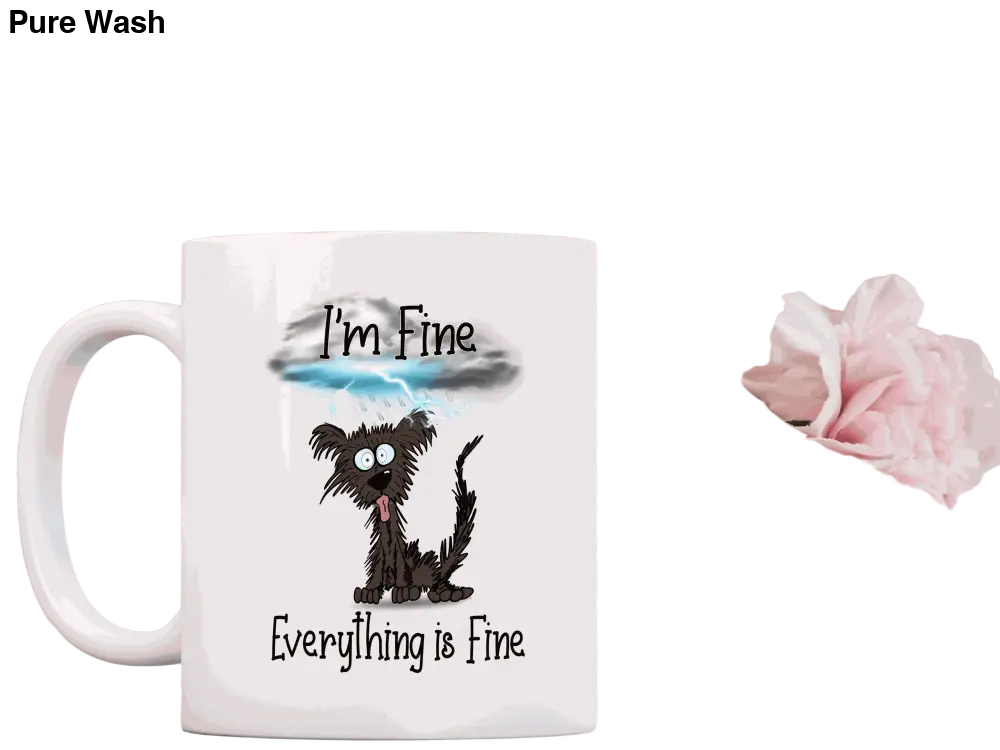 Ceramic Mugs 11 oz - Pure Wash