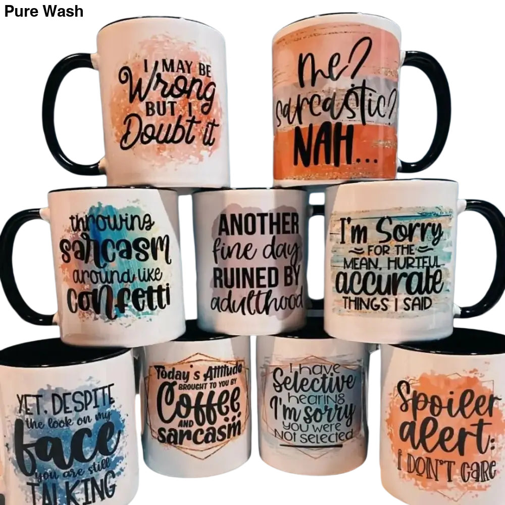 Ceramic Mugs 11 oz - Pure Wash