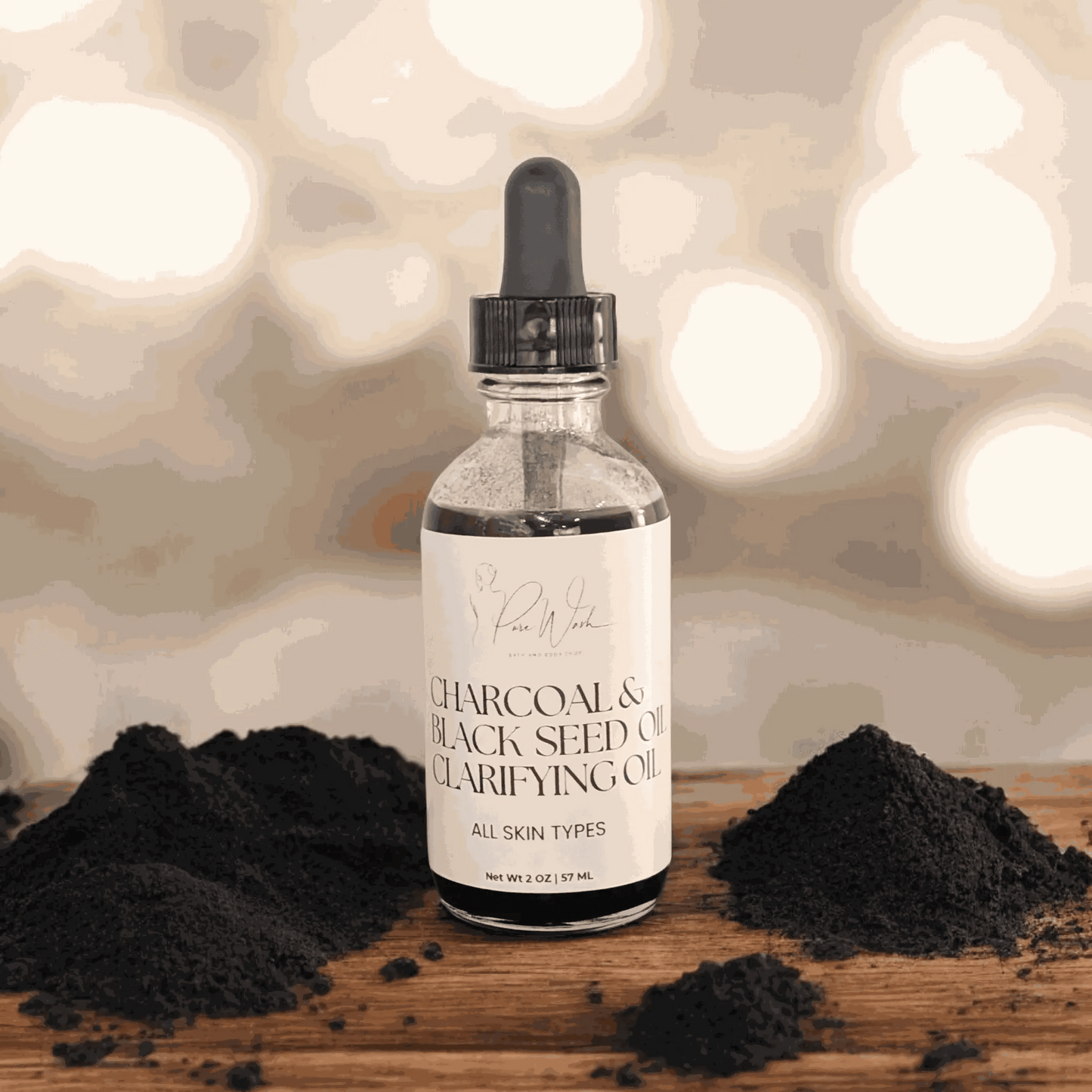 Charcoal & Black Seed Clarifying Oil - Pure Wash