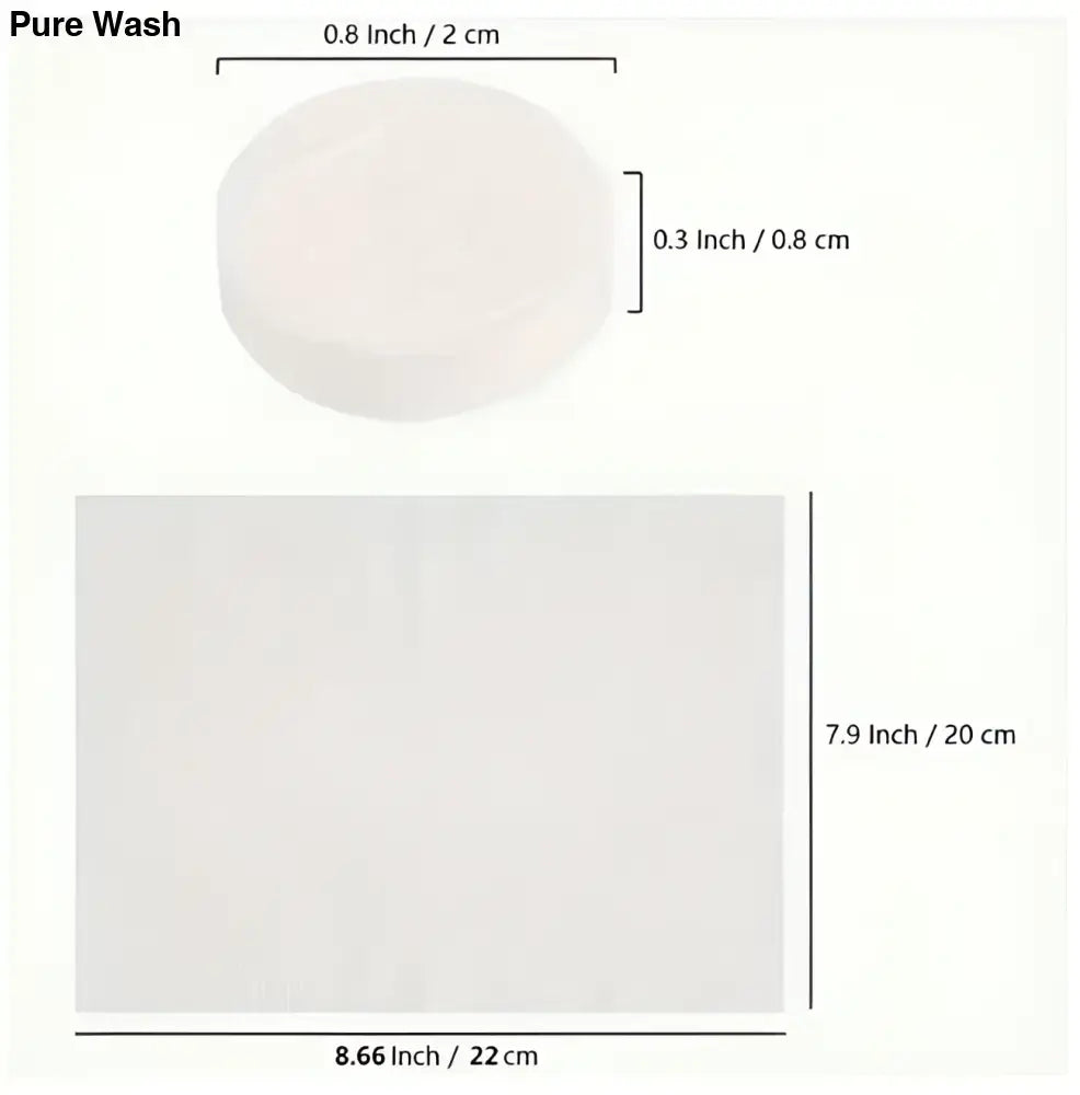 Compressed Biodegradable Face Towels - Pure Wash