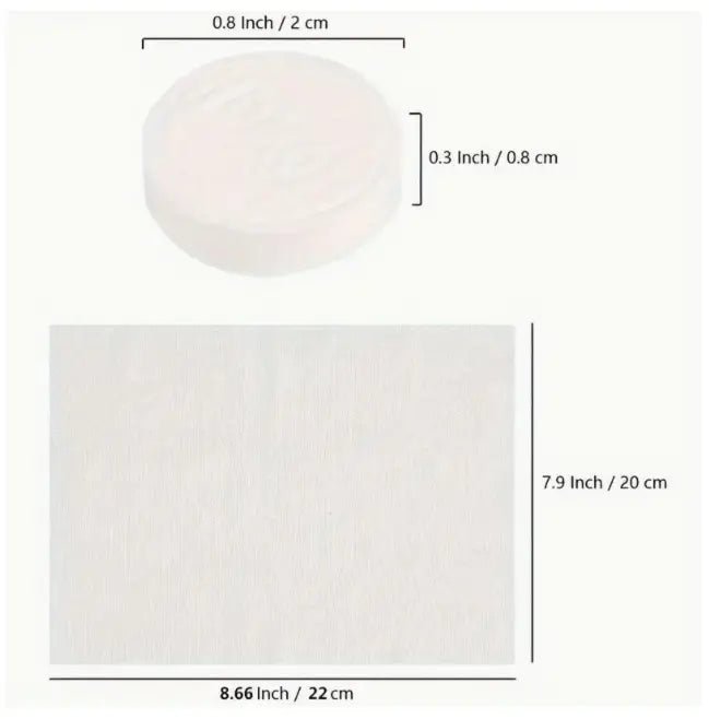 Compressed Biodegradable Face Towels - Pure Wash