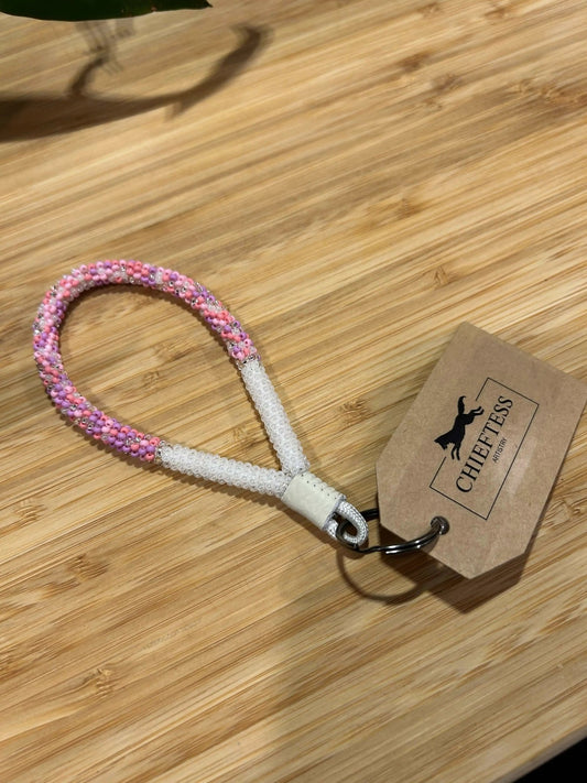 COTTON CANDY: Mini Beaded Keychains - Pure Wash