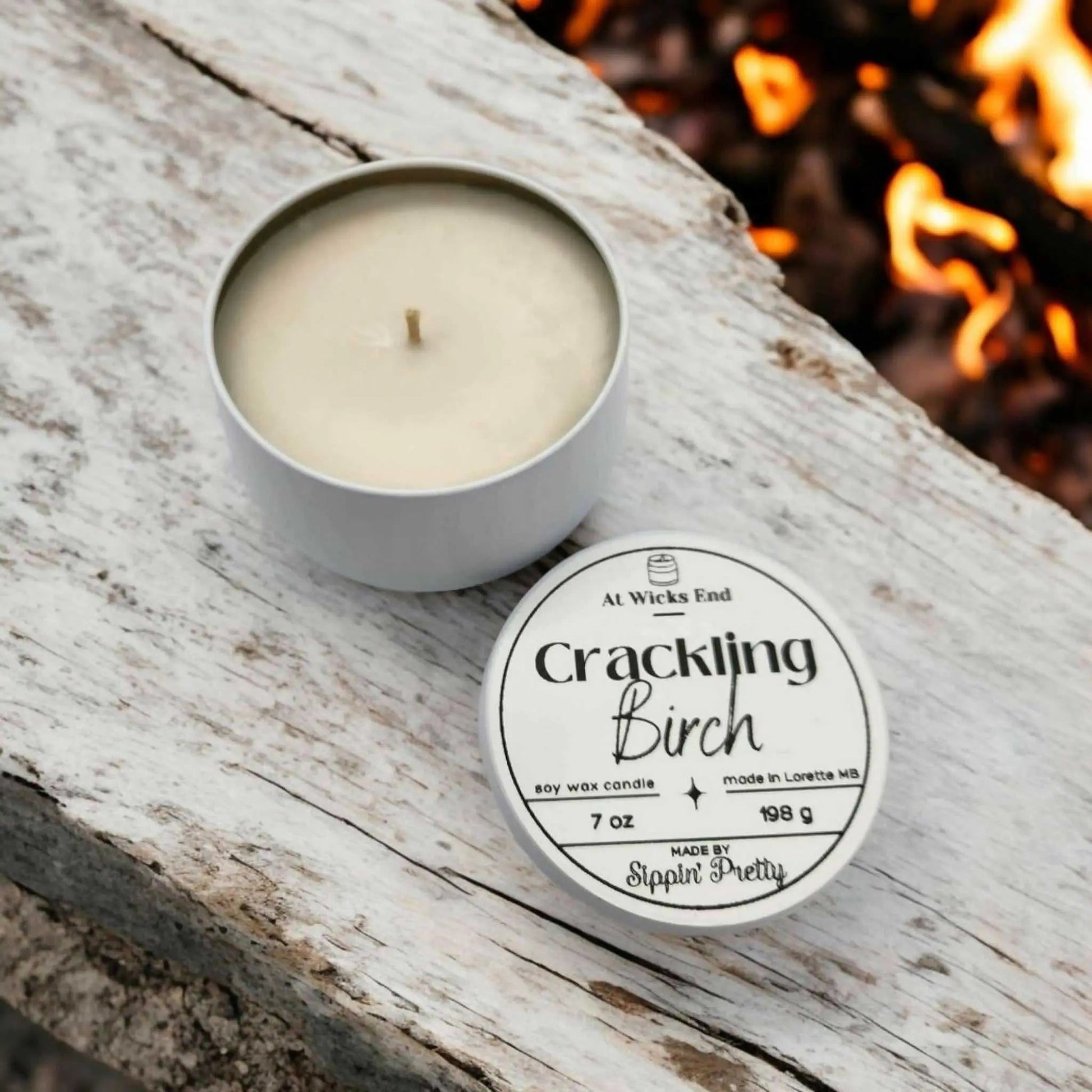 Crackling Birch Candle - Pure Wash