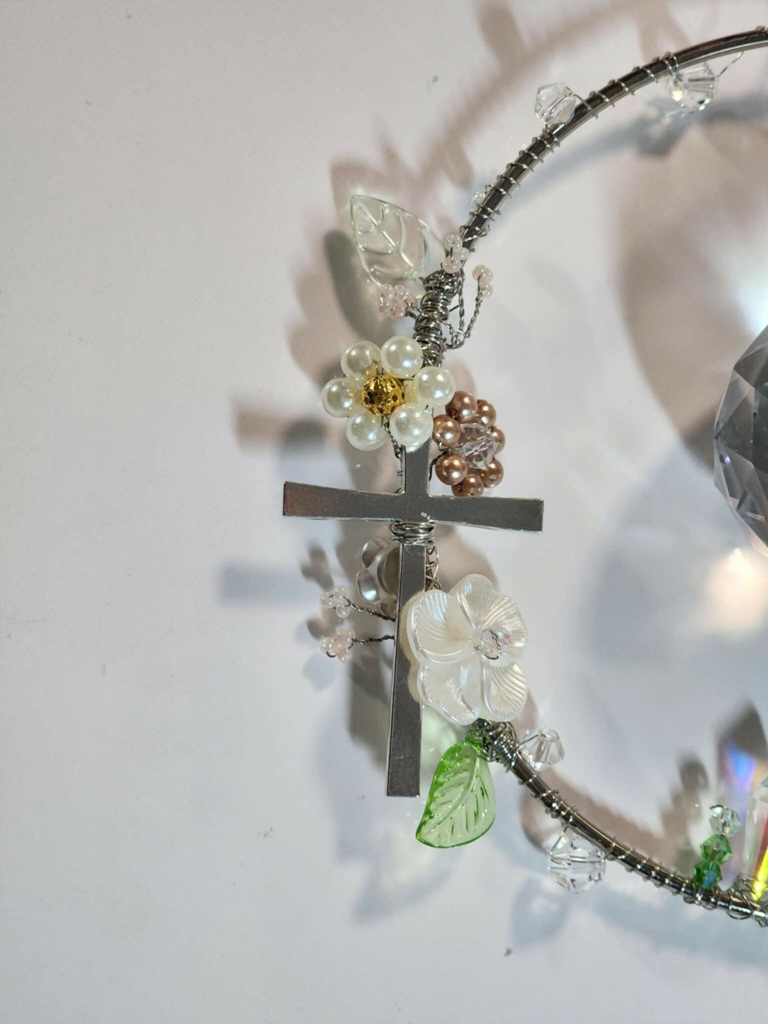 Magic Garden Cross Suncatcher - Pure Wash Canadian Made - Winnipeg