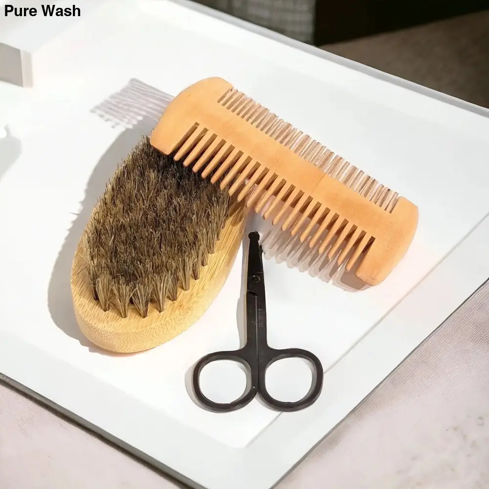 Deluxe Beard Grooming Kit - Pure Wash