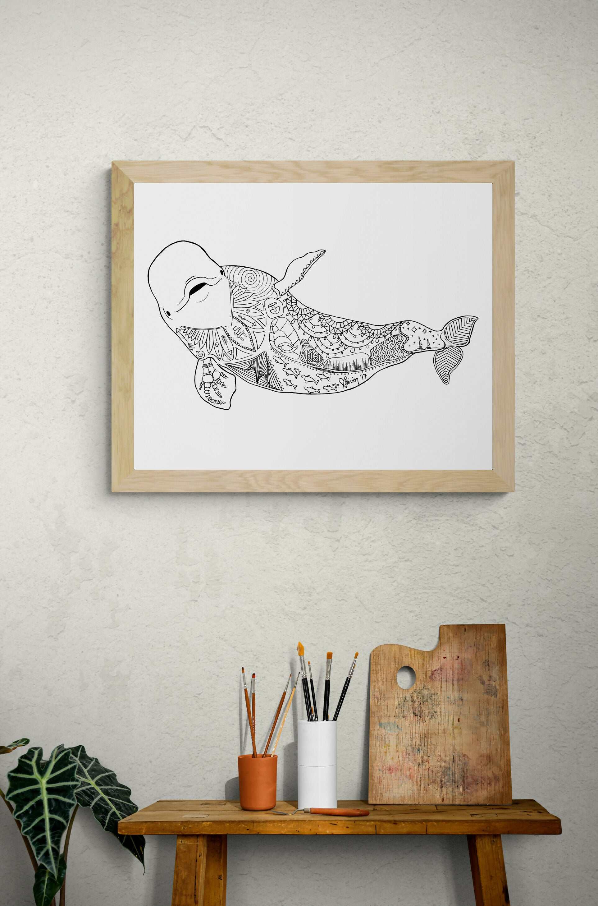 White Whale - Spirit of the White Whale Art Print