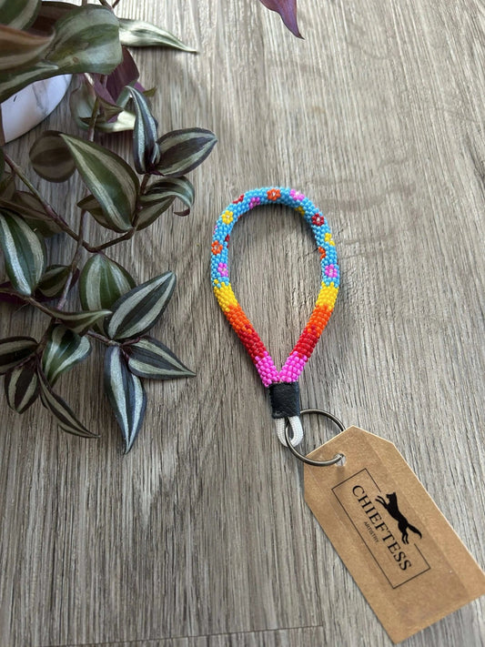 FIESTA: Mini Beaded Keychain - Pure Wash