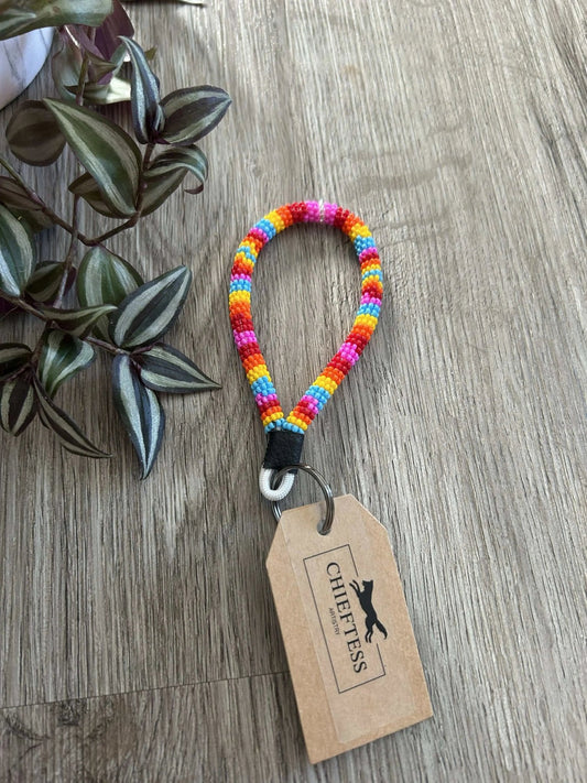 FIESTA: Mini Beaded Keychain - Pure Wash