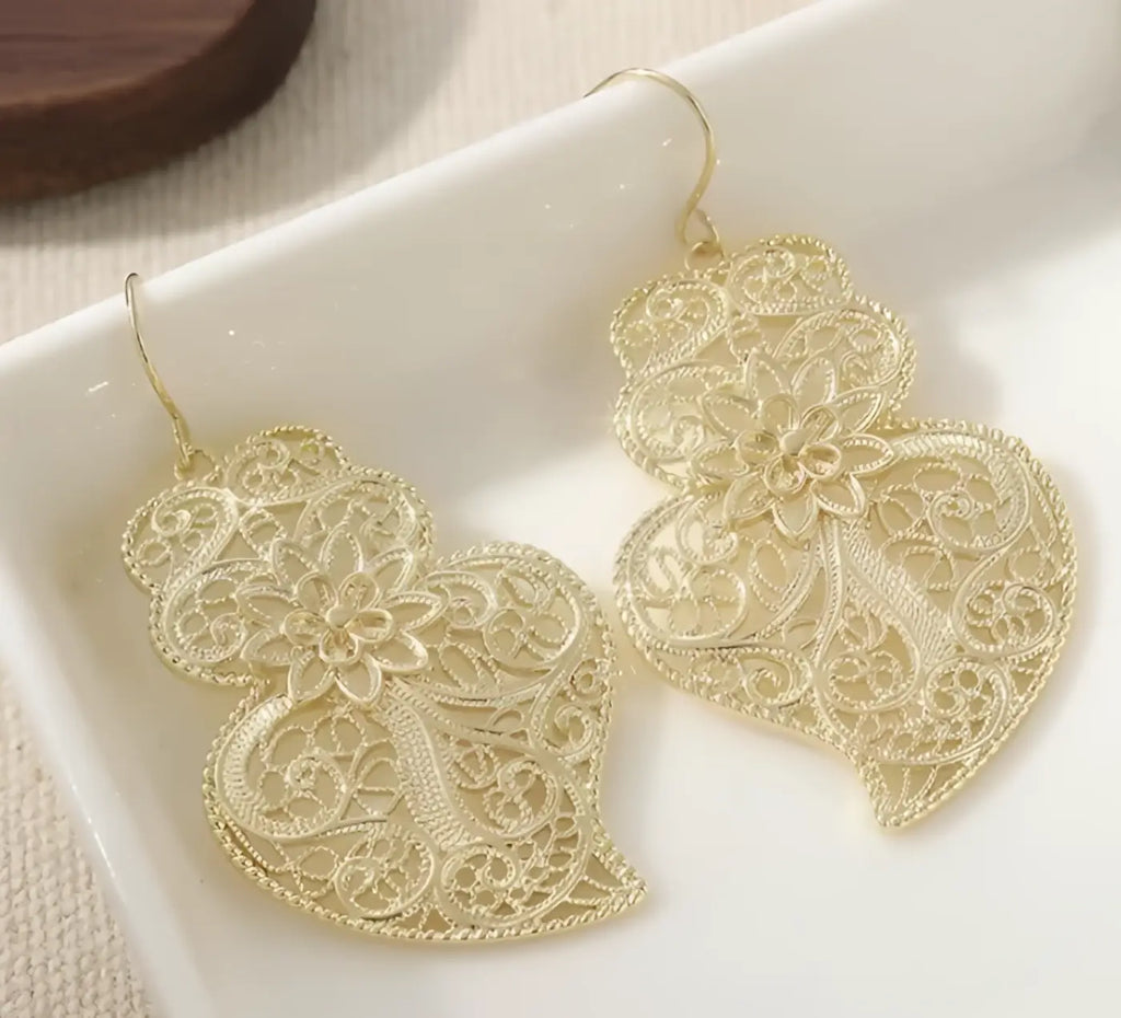 Filigree Earings - Gold - Earings