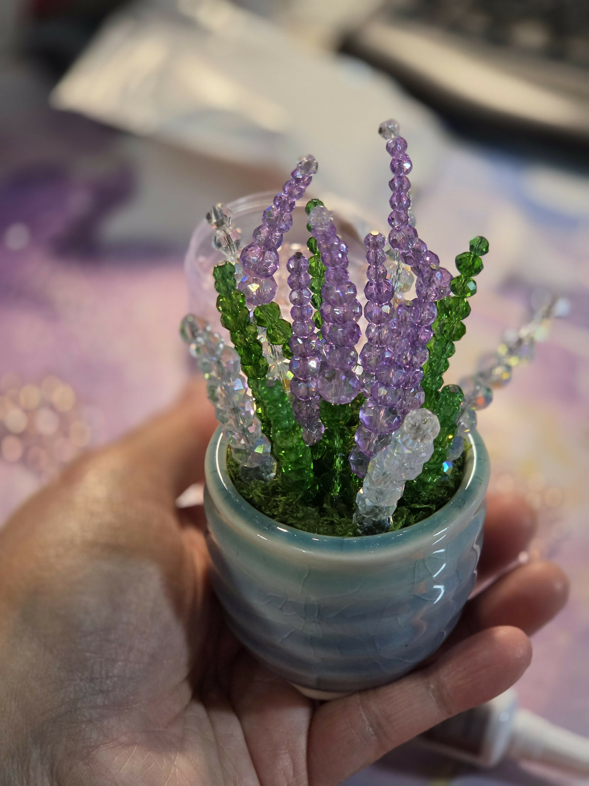 Potted Forever Plant Suncatcher