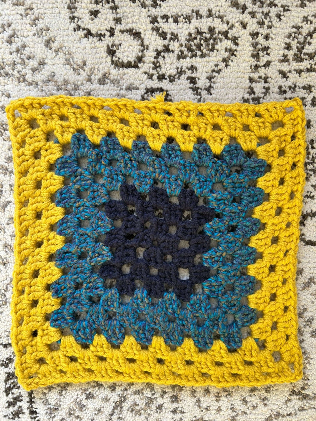 Home crafted hot pad (12" square) - Pure Wash