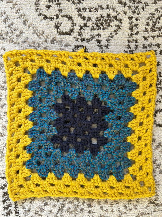 Home crafted hot pad (12" square) - Pure Wash