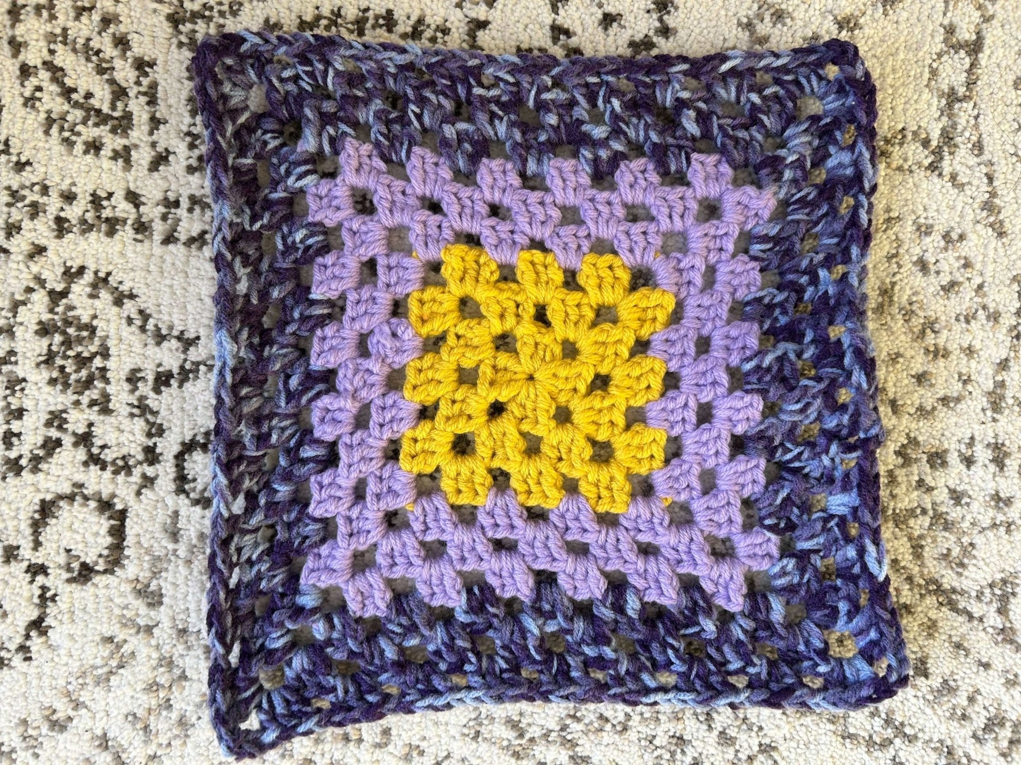 Home crafted hot pad (12" square) - Pure Wash