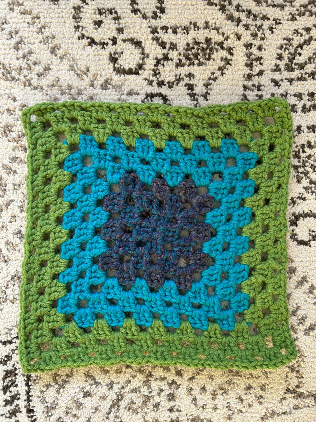 Home crafted hot pad (12" square) - Pure Wash