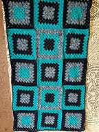 Home crafted twin or single blanket (approx 37"x63") - Pure Wash