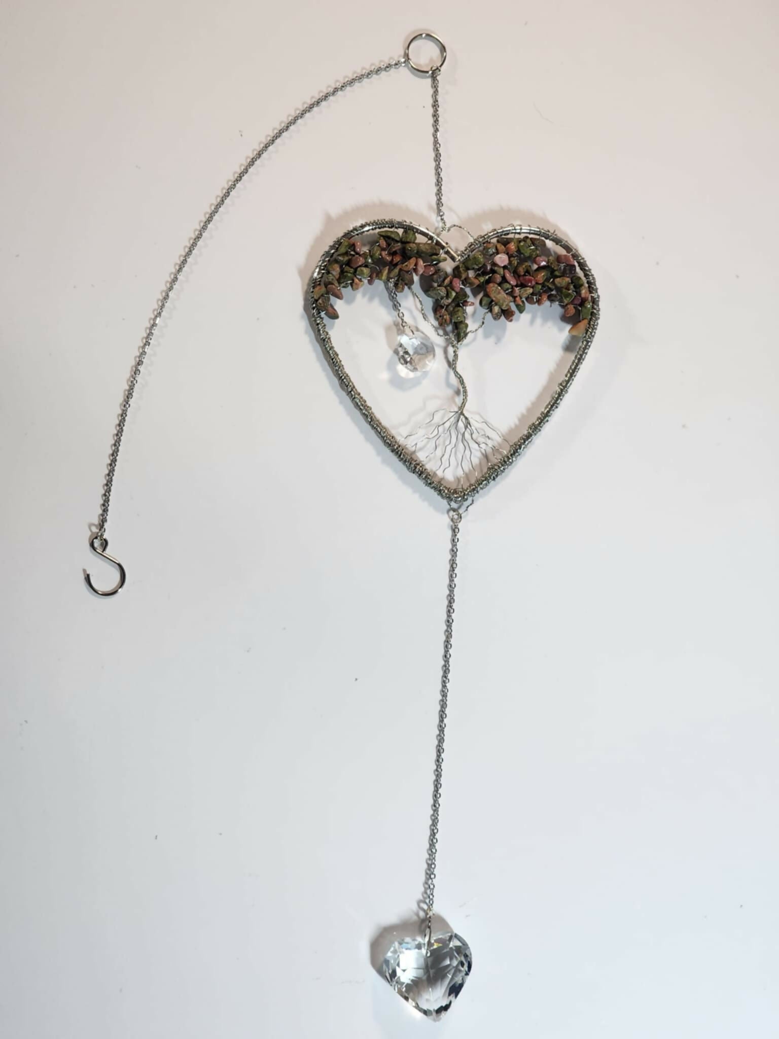 Tree of Life Heart Suncatcher 1 - Pure Wash Canadian Made - Winnipeg