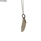 Large Clear Beach Glass Pendant - Pure Wash Canadian Made - Winnipeg