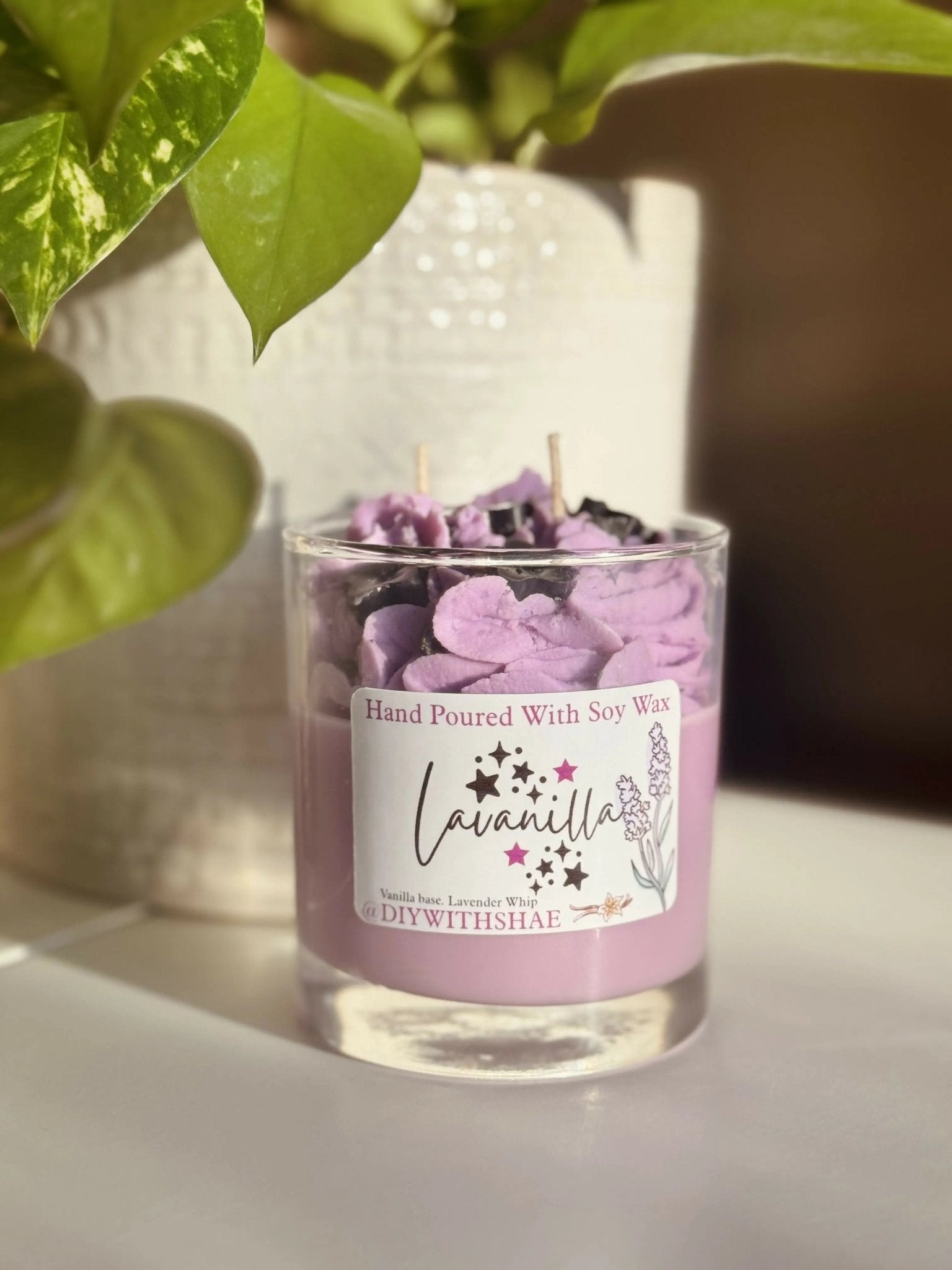 Lavanilla Dessert Style Soy Wax Candle - Pure Wash