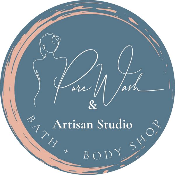 Pure Wash Logo Canadian company for natural bath and body products