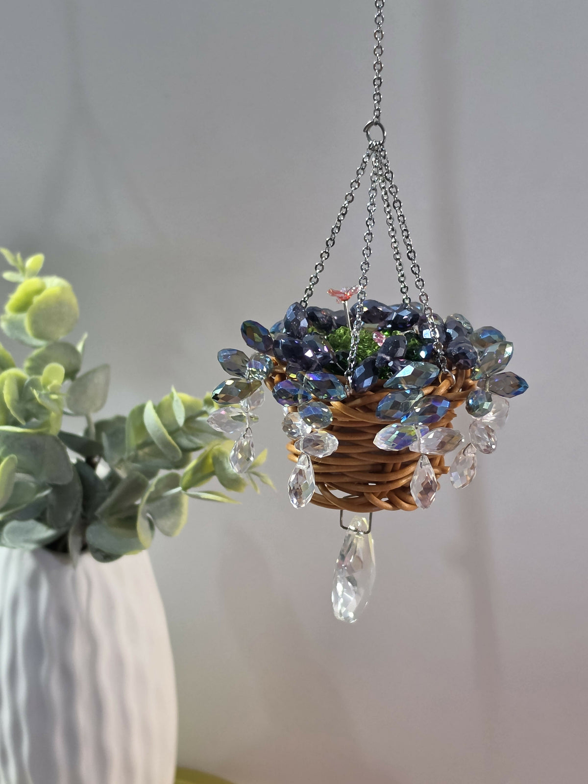 Hanging Forever Plant Suncatcher