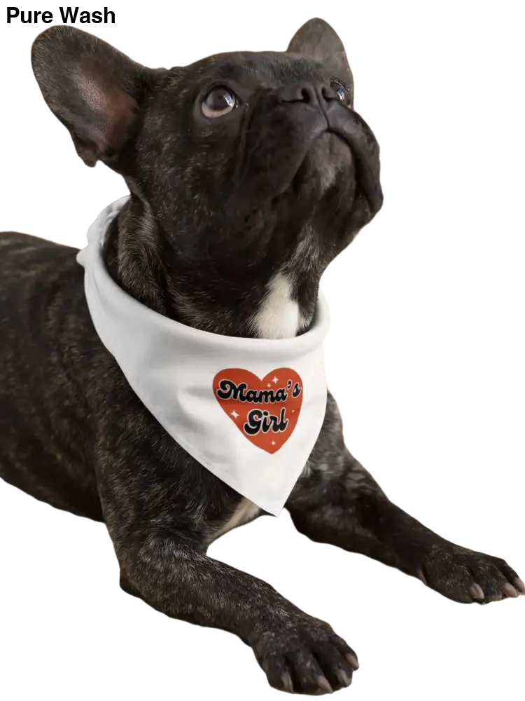 Mama’s Girl Dog Bandana – Stylish Pet Accessory - Pure Wash