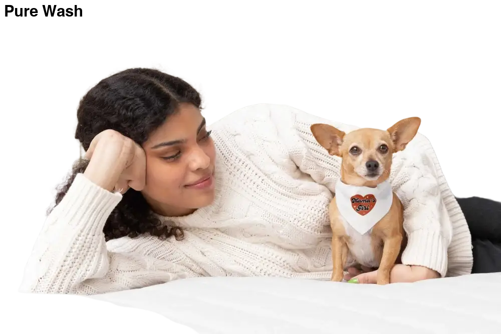 Mama’s Girl Dog Bandana – Stylish Pet Accessory - Pure Wash