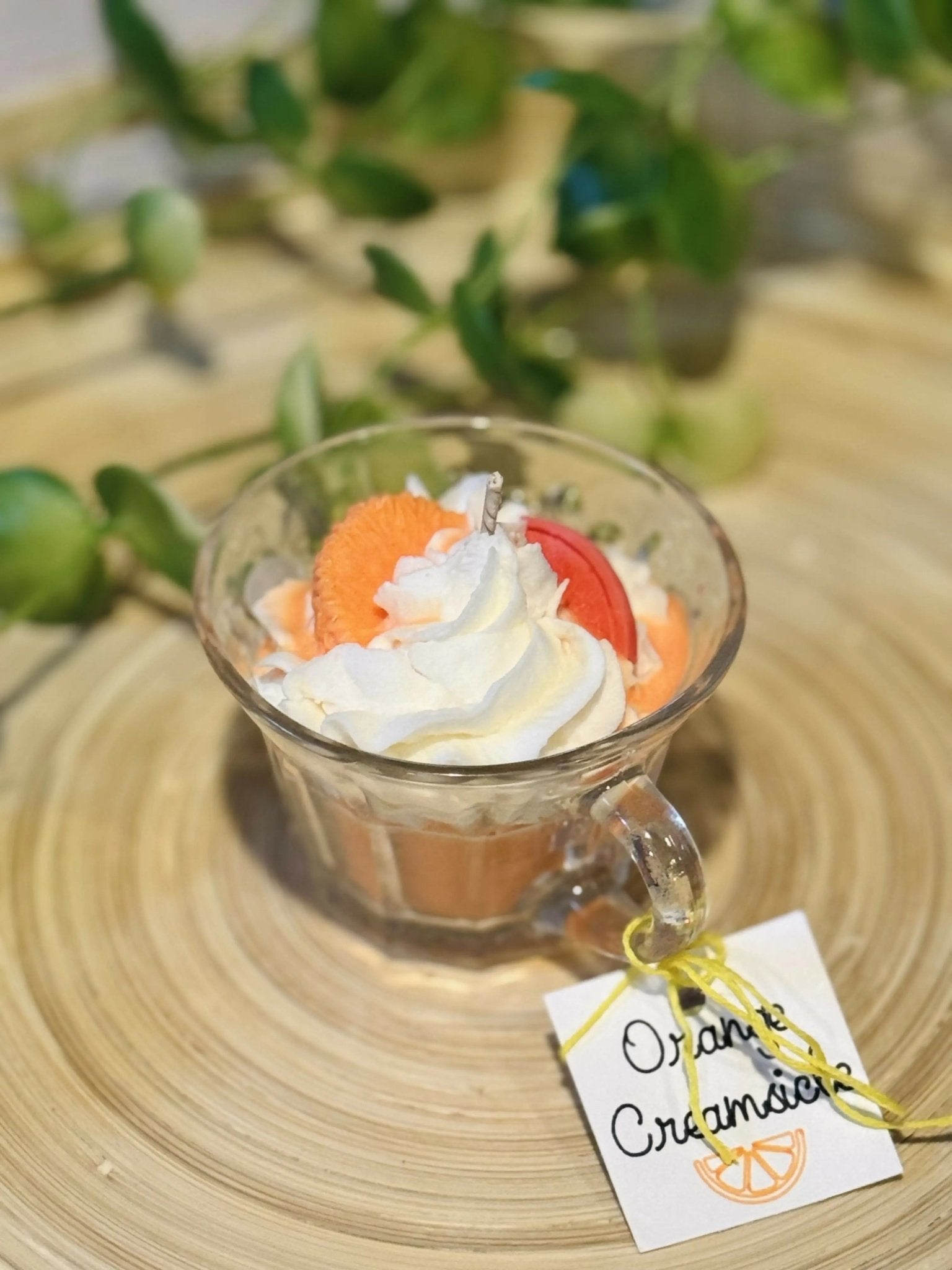 Medium Size Dessert Candle - Punch Bowl Glass - Pure Wash