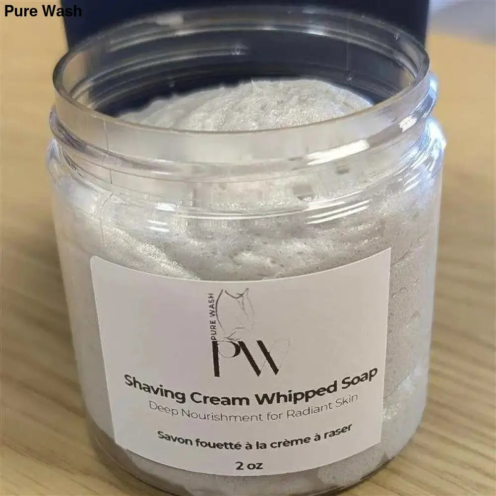 Men’s Shaving Cream Whipped Soap - Pure Wash Men’s Shaving Cream Whipped Soap - Pure Wash