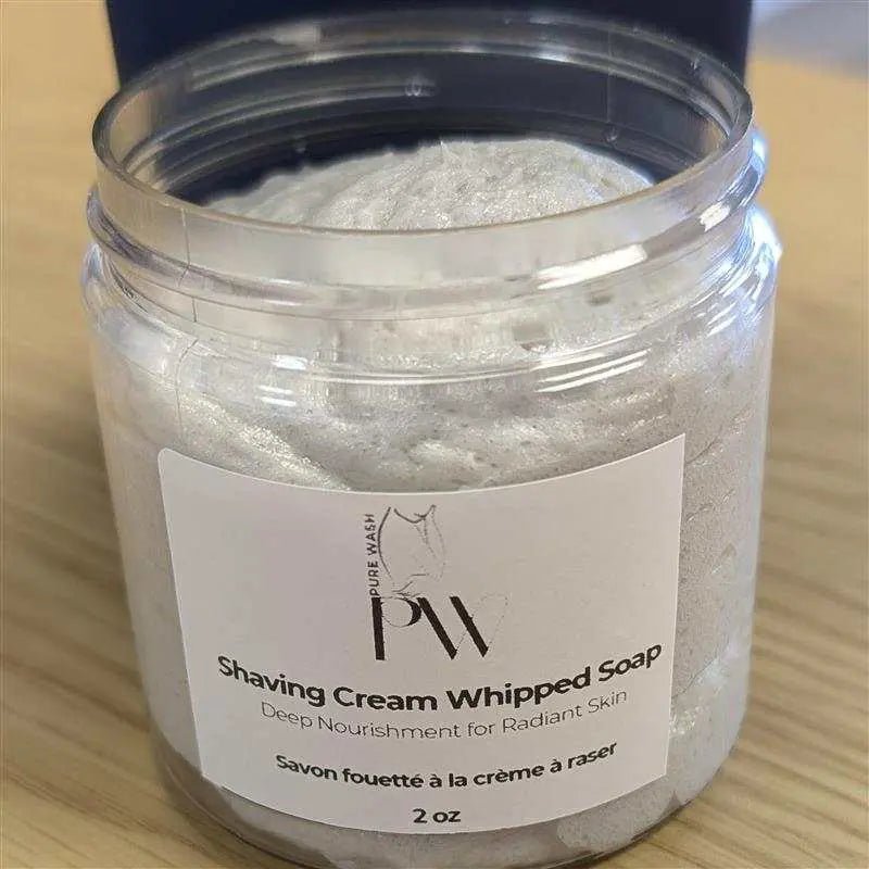 Men’s Shaving Cream Whipped Soap - Pure Wash Men’s Shaving Cream Whipped Soap - Pure Wash