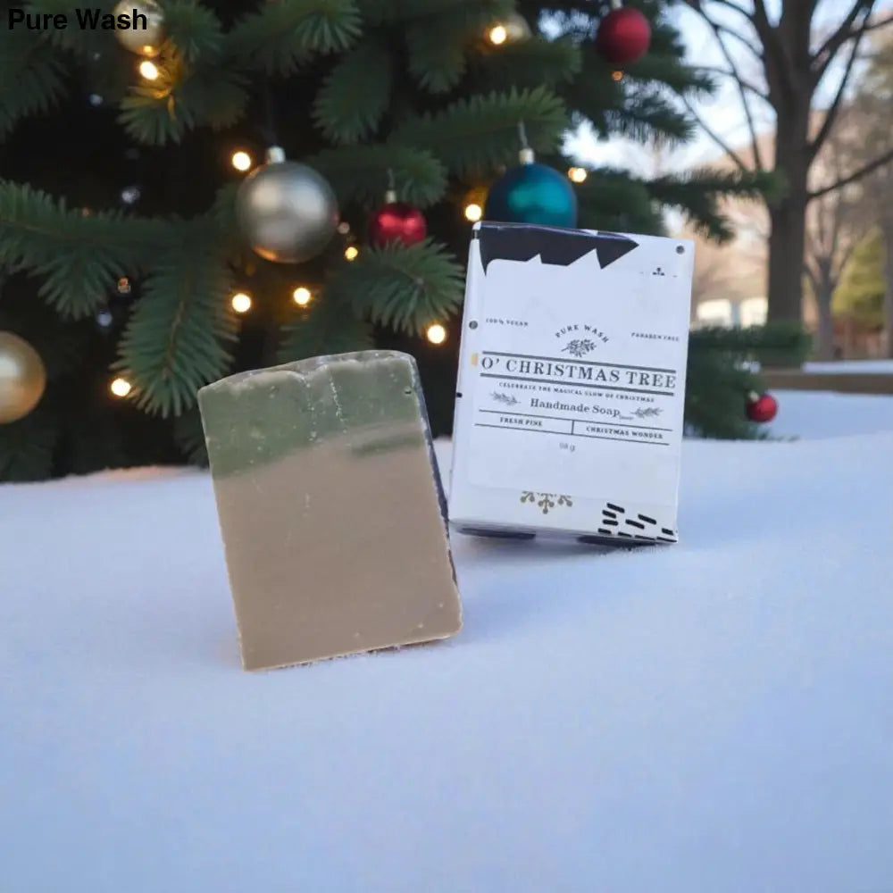 O’ Christmas Tree Bar Soap handcrafted Christmas soap