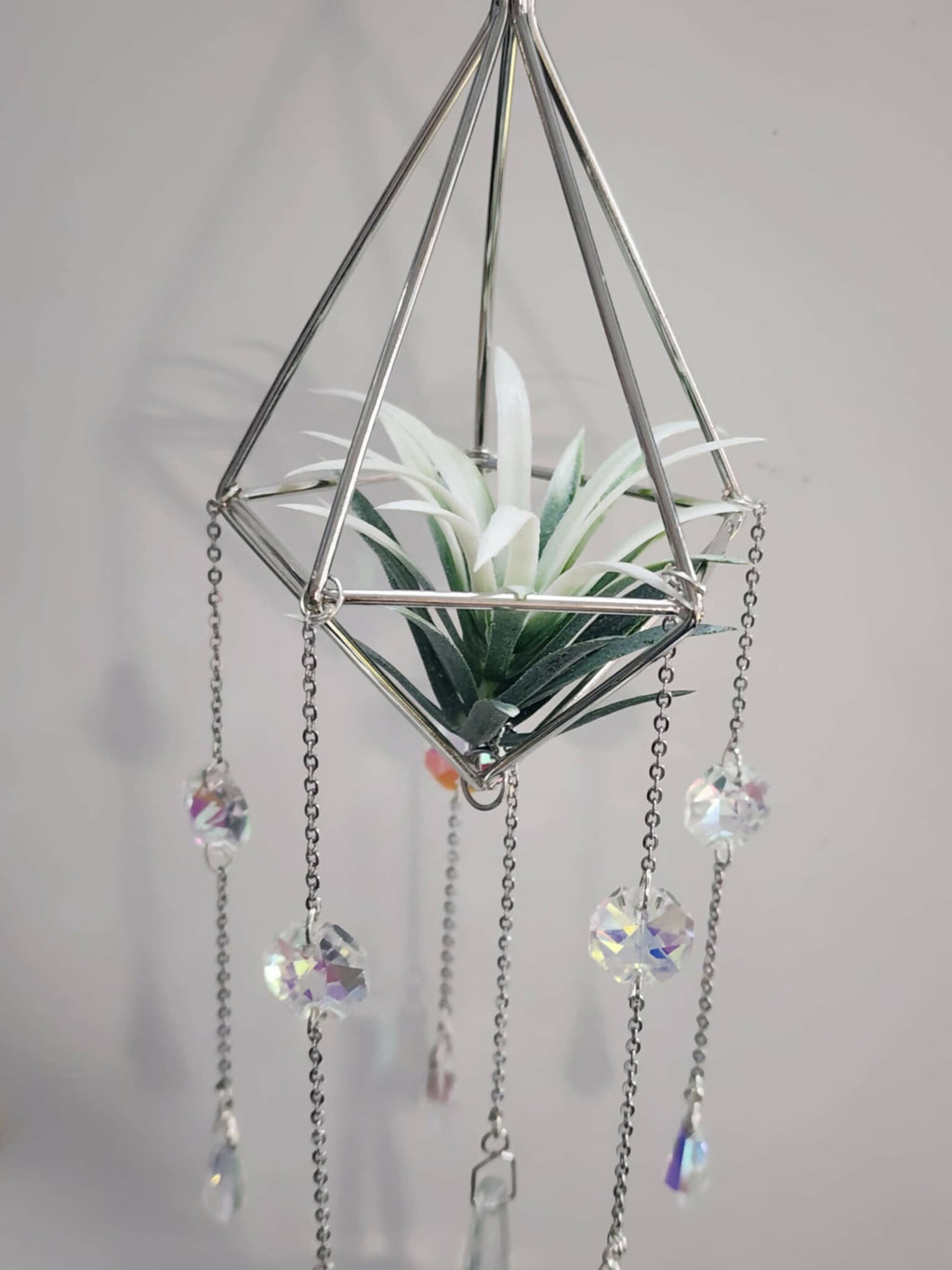 Pyramid Air Plant Suncatcher 5 - Pure Wash Canadian Made - Winnipeg