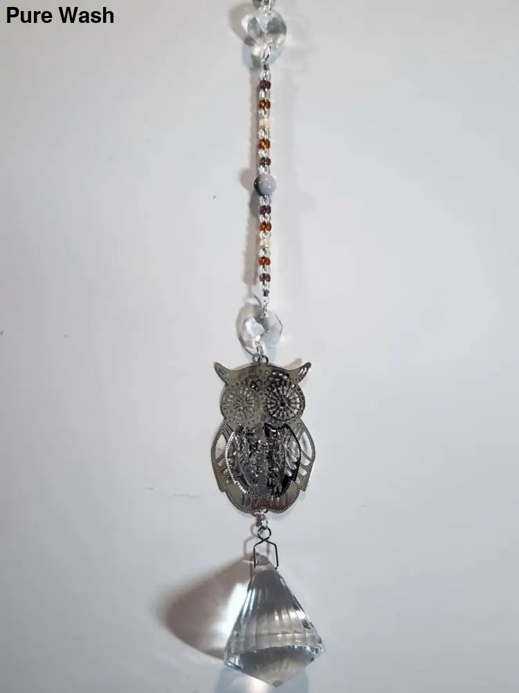 Owl Long Suncatcher - Pure Wash Canadian Made - Winnipeg