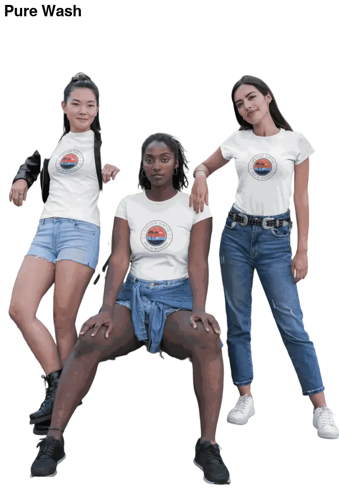 "Paradise Surfing (Not in Winnipeg)" 100% Cotton T-Shirt - Pure Wash