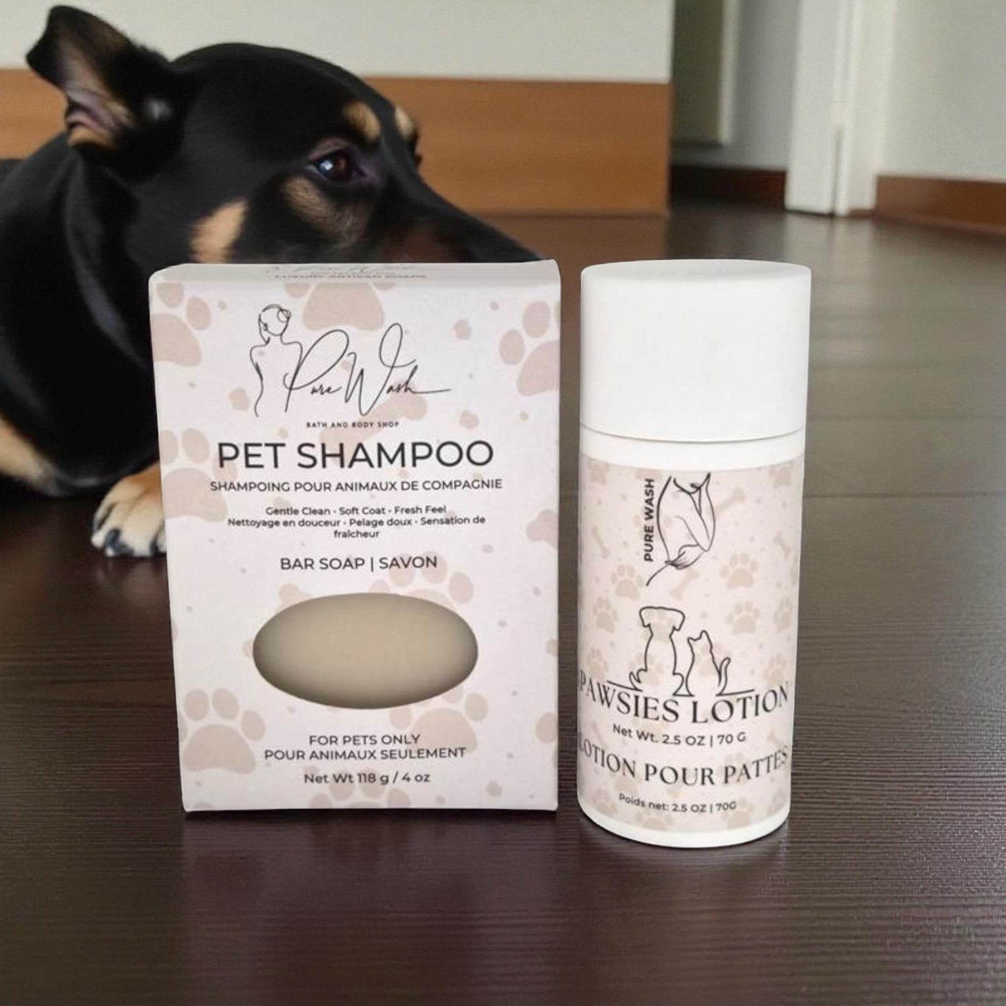 Pet Shampoo Bar with Neem Oil – Eco-Friendly Pet Care