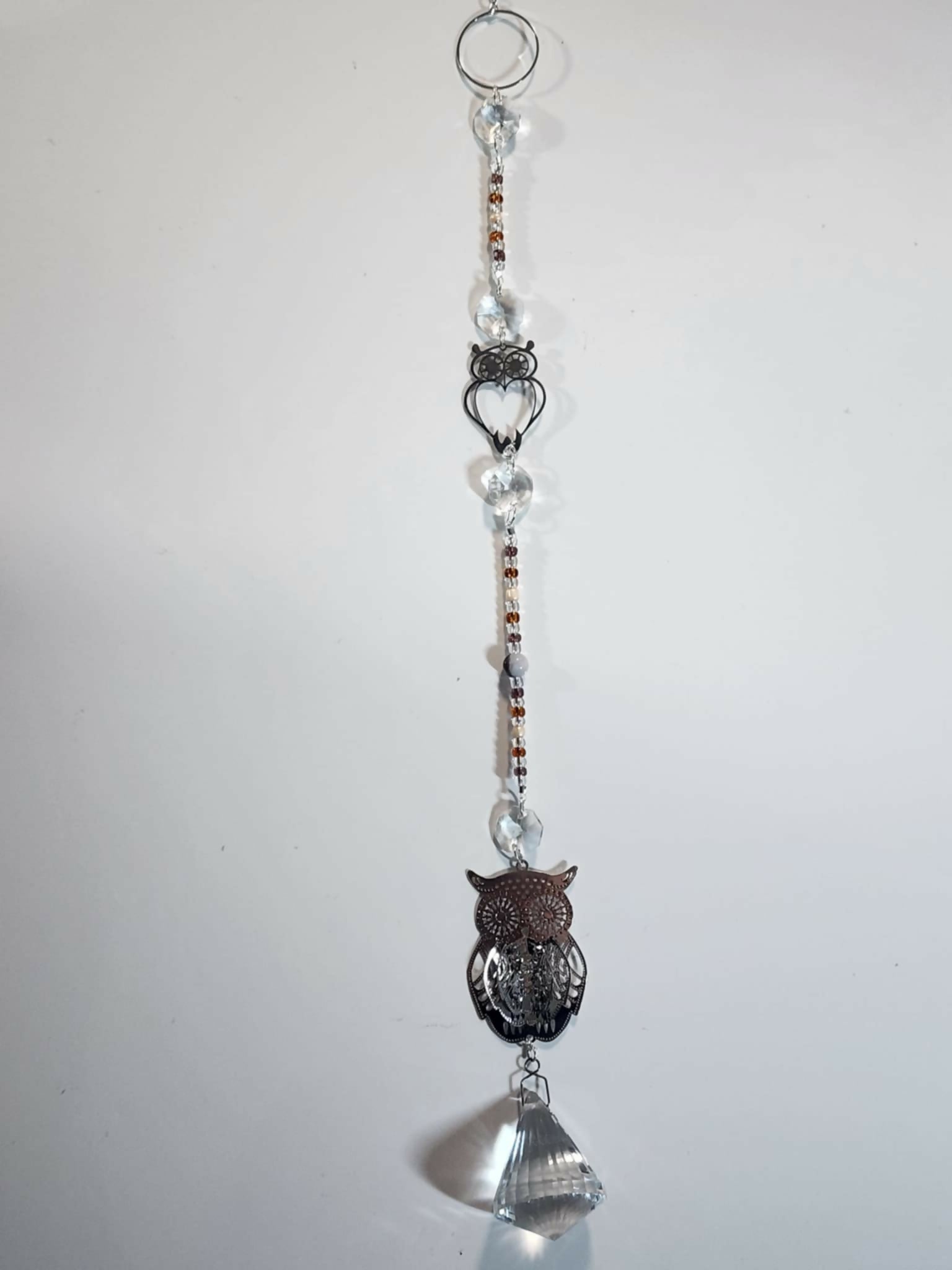 Owl Long Suncatcher - Pure Wash Canadian Made - Winnipeg