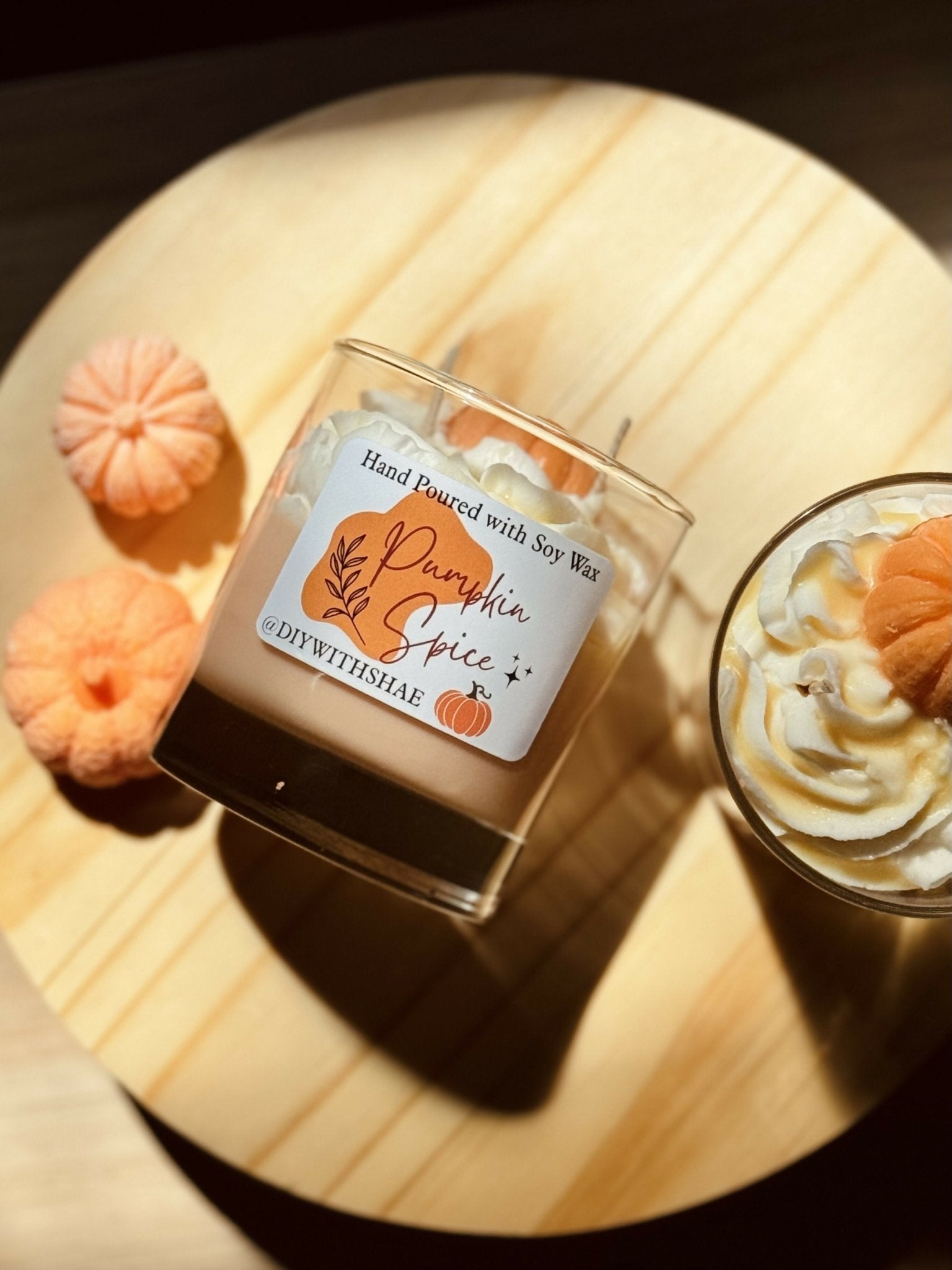 Pumpkin Spice Dessert Soy Wax Candle - Pure Wash