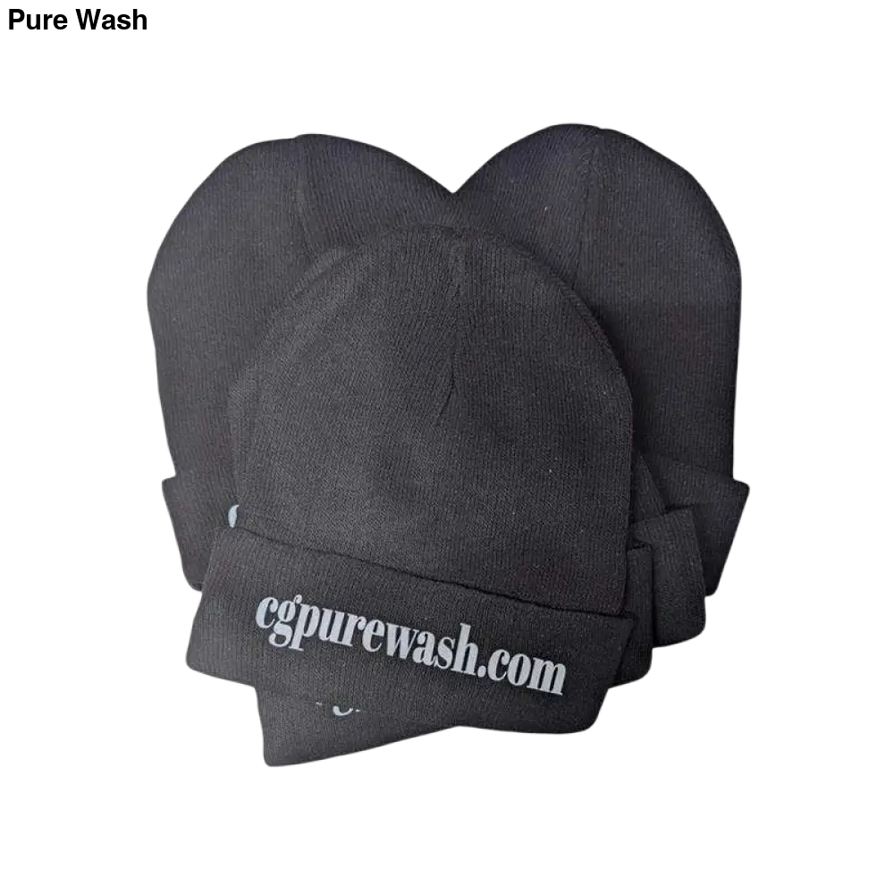 Pure Wash Branded Beanie Swag - Pure Wash